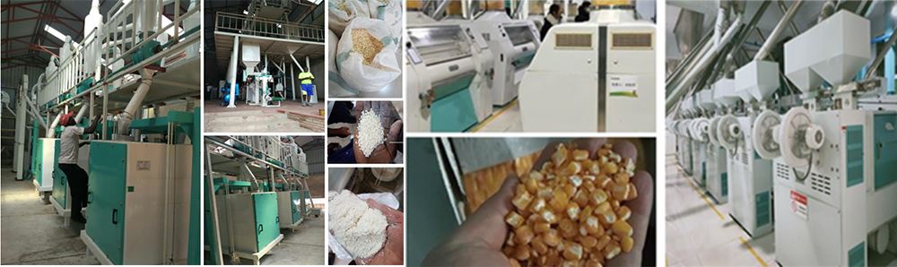 corn mill machine line