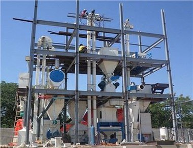 1-5 T/h Baromfi állattenyésztő takarmány gyártósor